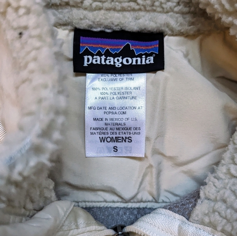 Patagonia Cream Sherpa Full-Zip Jacket - Picture 8 of 10